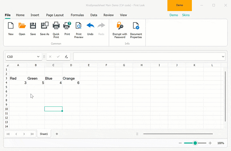 Dynamic Array Formulas - WinForms Spreadsheet, DevExpress