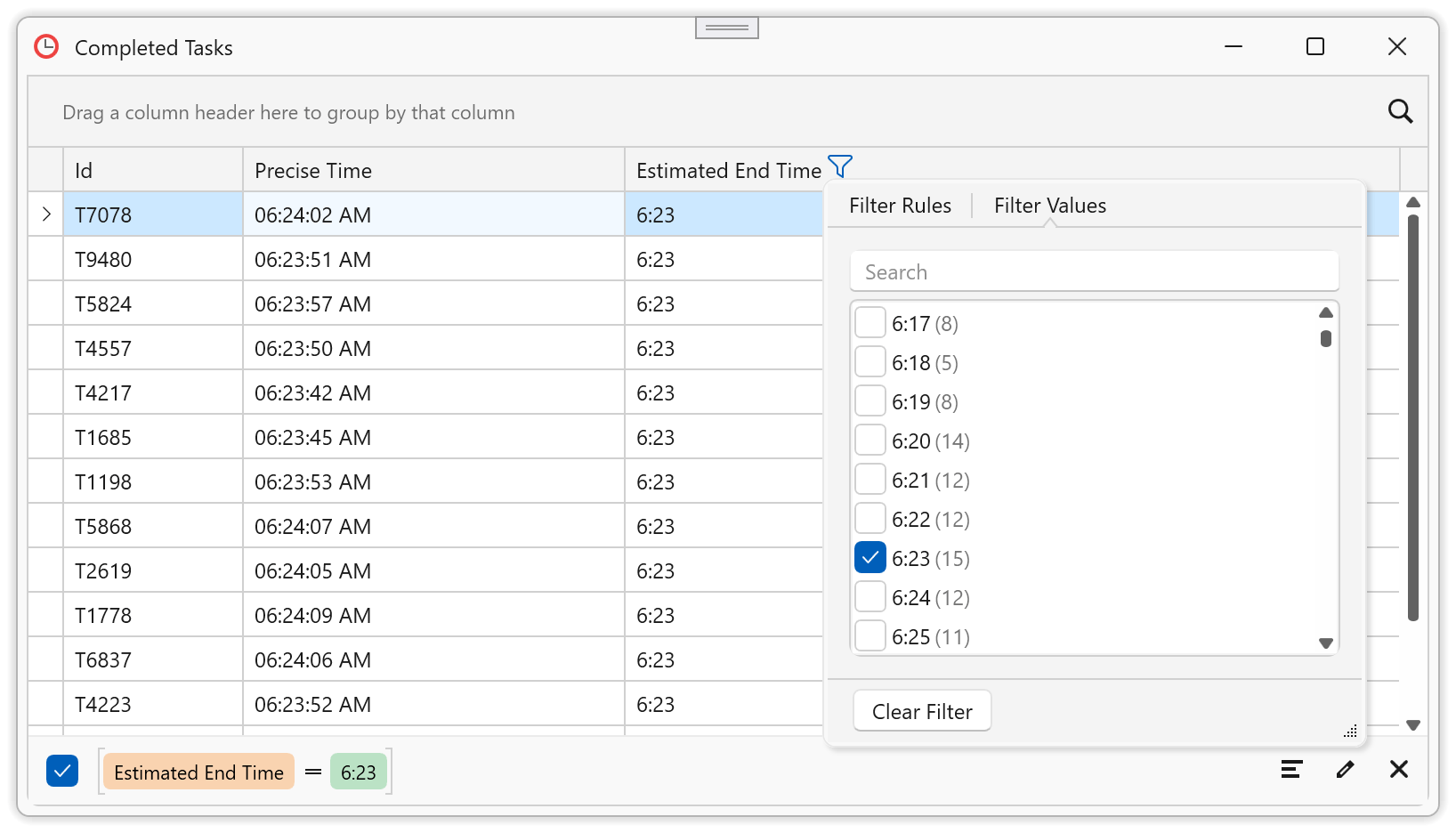 TimeOnly Seconds Rounding - WPF Data Grid, DevExpress