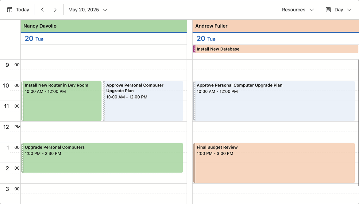 DevExpress Blazor Scheduler (v25.1)