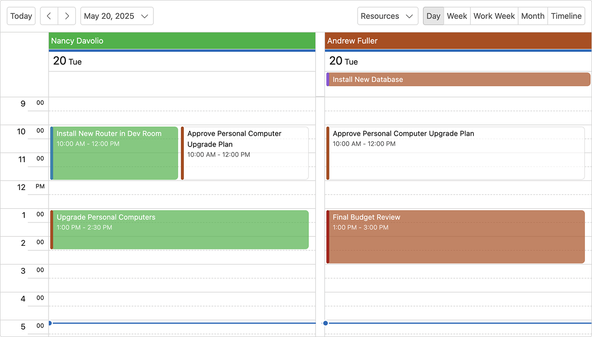 DevExpress Blazor Scheduler (v24.2)
