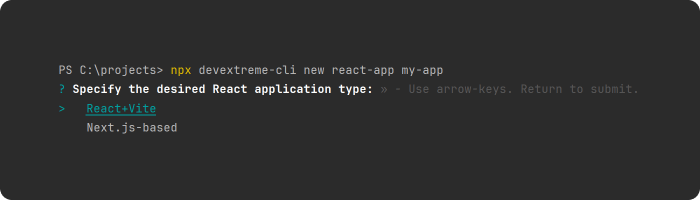 DevExtreme CLI with Vite and Next.js