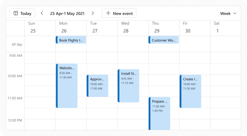 DevExtreme Scheduler with a customized toolbar